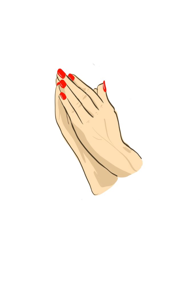 prière aux ongles faits
